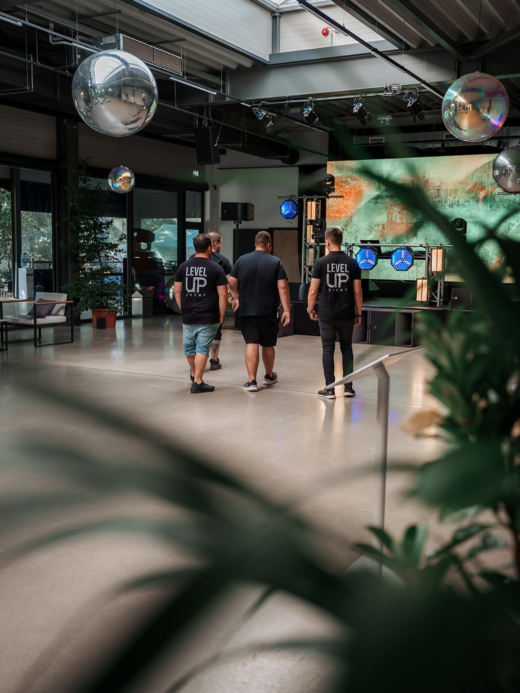 Színpadtechnikai kialakítás – Level Up Event